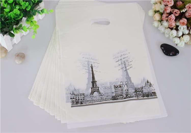 HDPE_LDPE Die_cut Shopping Plastic Bag For Supermarket